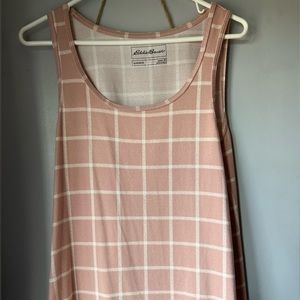 Eddie Bauer plaid tank